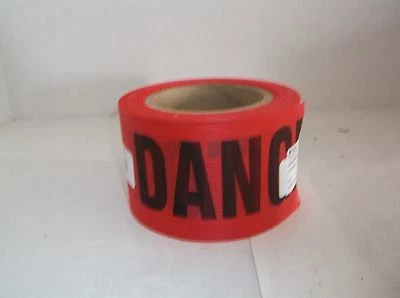 NEW BRADY 91089 Barricade Tape, Danger Do Not Enter, 3inW (B76T)
