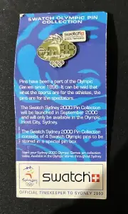 SYDNEY 2000 OLYMPIC GAMES - SWATCH Great Australian Byte SPONSOR PIN ON CARD