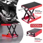 Motorcycle Scissor Lift Stand 500KG Motorbike Lift Working Bench ATV Jack