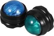 2pcs Handheld Massage Ball Roller for Full Body Relaxation Durable Resin Therapy Tool for Back Neck and Legs Effortless Glide for Soothing Relief