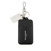 [Maison Margiela] Maison Margiela Duo-tag Keyring-cardholder ONE SIZE BLACK