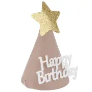 Birthday Felt Hat Paper Cone Hats Christmas Goodie Bag Fillers Baby Birthday Hat