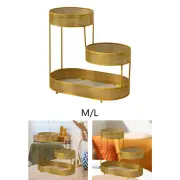 3 Layer Wire Basket Stand Countertop Vegetable Bowl for Bread Storage Pantry