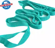 Yoga Strap Stretching Strap with Exercise Book Physical Therapy Equipment Stretc