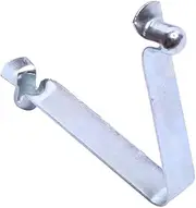 EKOCEV (100 Pieces) Snap button clip for Tent Pole Clips,mounting spring clips,spring steel tube spring clips used for 20-22mm tubev 50pcs order, 100pcs order (Color : 50pcs order)