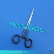 2 Pieces Kelly forceps 5.5" Curved Black Dep Handle