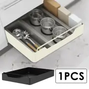 Pull Out Cabinet Organizer No Drilling Slide Out Drawer Storage Shelf--