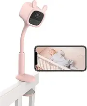 EZVIZ Smart Video Baby Monitor with Baby Crying and Activity Detection, Wireless Battery-Powered, Out-of-Crib Alerts, 1080P Baby Camera, Night Vision, Wire-Free Setup, 2-Way Talk, Alexa (BM1, Bunny)