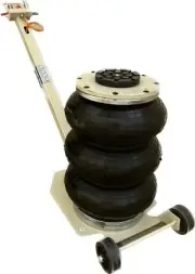 Low Profile Triple Bag Air Jack 3 Ton Pneumatic Race Car Jack 6600lb Air Lifting