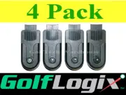 NEW BELT CLIP 4-Pack GolfLogix Garmin Geko Rino NavTalk includes 4 button/screw