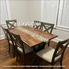 30"x36" Epoxy Resin Kitchen Slab Counter Table Luxury Console Bar Desk Home Deco