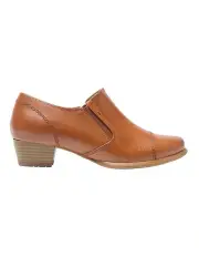 [Wide Steps] Dave Shoes in Mid Brown Leather