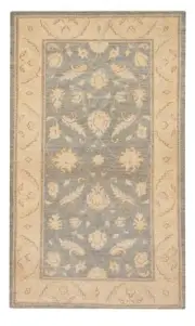 Traditional Hand-knotted Wool Carpet 2'11" x 5'1" Area Rug