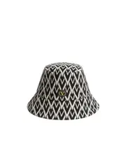 Toute La V wool bucket hat 55,56,57,58 Black/cream