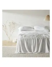 [Ettitude] Signature Sateen Sheet Set in White