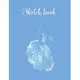 Composition Book: Disney Beauty The Beast Belle Blue Rose Dress Lovely Composition Notes Notebook for Work Marble Size College Rule Line