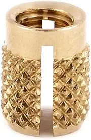 E-Z LOK Threaded Insert for Plastic Flush Brass Thread Inserts M3-0.5 Pack of 50