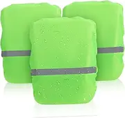 3 Pack Hiking Backpack Rain Covers Reflective Essential Camping Gear for Outdoor Activities S-Size Compact Design