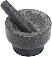 Pestle and Mortar Set Stone Pestle and Mortar Household Manual Garlic Masher Ring Bowl Kitchen Tools Spices Coarse Food Grinding Masher Mortar and Pestle
