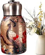 Hot and Cold Water Bottle - Water Flask 300ml Hot Cold Tumbler - Travel Bottle Metal Bottle for Coffee Drinks
