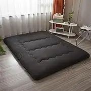 4 Inch Thicken Floor Mattress,Soft Foldable Japanese Futon Mattress, Roll Up Quilted Tatami Sleeping Pad, Twin Full Queen King Size Guests Mat