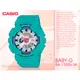 CASIO 手錶專賣店 國隆 CASIO Baby-G_BA-110SN-3A_湖水綠_撞色系列_雙顯_女錶_全新品_保固一年_開發票