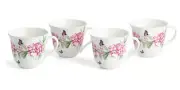 Royal Albert Miranda Kerr Set of 4 White Porcelain Mugs 350ml Gift Boxed