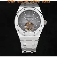 在飛比找蝦皮購物優惠-愛彼皇家橡樹陀飛輪系列男士精品機械手錶鋼帶手錶機械錶AP腕錶