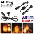 Salt Lamp Power Cord Himalayan 1.8m Dimmer or ON/OFF Button without Bulb AU