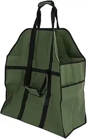 Large Firewood Bag Carrier with Double Handles, Suitable for Camping, Outdoor Picnics