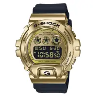 在飛比找momo購物網優惠-【CASIO 卡西歐】G-SHOCK 金屬錶圈 透明手錶(黑