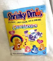 New Vintage 2003 Spin Master Care Bears Shrinky Dinks Activity Kit RARE