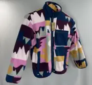 Patagonia Synchilla Full Zip Fleece Jacket Women XS Frontera Marble Pink NWT