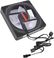 RGB CPU Fan, 120mm 3 Pin ARGB Case Fan PWM Control, 800 to 1800RPM Cooling PWM PC Fan for Computer Chassis & CPU Radiator (Forward Blades)