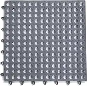 12 Pack Square Shower Mats, Anti Slip Shower Mat, Shower Mats Non Slip Anti Mould, Rubber Bathtub Mat with Drain Holes, Resistant Shower Mat for Shower or Tub (6 Grey+6 White)