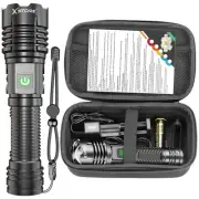 Flashlights High Lumens - 990000 Lumen Led USB Rechargeable Flashlight with 5...