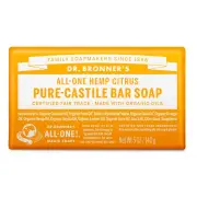 Dr. Bronner's All-one Hemp Pure-Castile Bar Soap - Citrus 140g