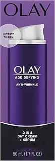 Olay Age Defying 2-In-1 Anti-Wrinkle Day Cream + Serum, 1.7 Fl Oz