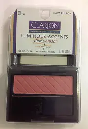 CLARION LUMINOUS ACCENTS DEMI BLUSH ( PLUM CHIFFON ) .14 oz NEW.