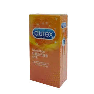 durex杜蕾斯凸點裝衛生套 12入/盒 保險套、避孕套 憨吉小舖