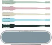 2025 New Double Sided Nose Hair Knife,2-in-1 Nasal Hair Cutter,Portable Manual 360° Rotating Nose Hair Trimmer,for Women Men (Multicolor-5 Packs)