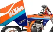 Factory Effex Chrome Series Radiator Shroud Graphic Kit #27-03506 KTM