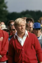 Jack Nicklaus during Saturday play at Augusta National. Augu - 1972 Old Photo 1