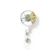 Badge Holder Creative Pattern Retractable Nurse Badge Reel Clip Portable Mini Students Doctor ID Card Holder