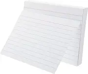 Parliky 200pcs Horizontal Ruled Index Cards Sturdy Heavy Stock Note for Study Office and Home Use for Notetaking Flashcards and Presentations