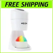 Multi-Functional Snow Cone Maker with 2 Reusable Ice Cups & Non-Slip Mat