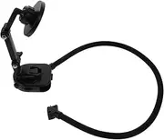 Halves Mobile Phone Holder Magnetic Neck Mount Holder Neck Mounted Phone Holder Neck Cell Phone Holder Neck Phone Holder Neck Phone Stand Magnetic Phone Mount Plastic Black