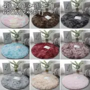 Rug 40CM（1.4*1.4FT） 60CM（2*2FT） Anti-Skid Solid Living Room Round Bedroom