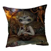 Fine History Art Unseelie Court Famine Spider Fairy Cushion Cover