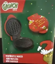 Brand New In Box Dr Seuss The Grinch Mini Waffle Maker Christmas 2024 Holiday